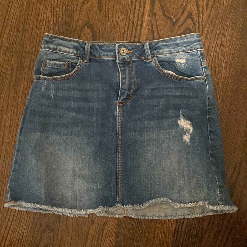denim skirt